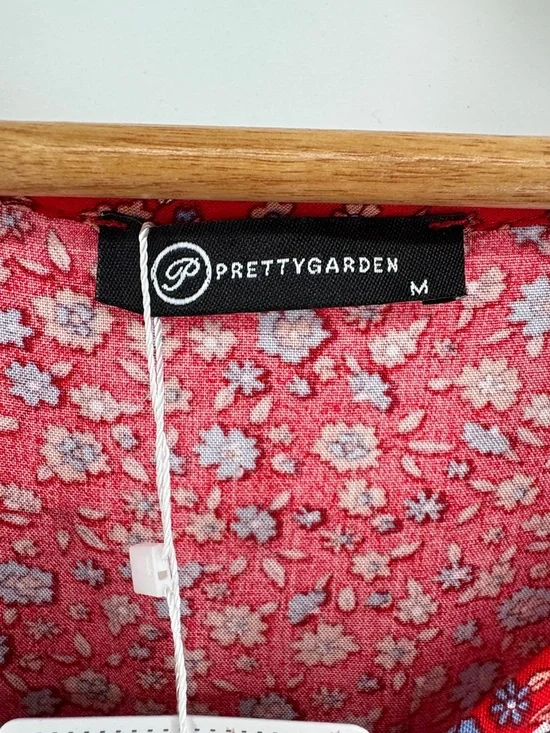 PRETTYGARDEN Women's Boho Floral Print Dress V Neck Maxi Dress Women's Med NWT - Picture 5 of 8